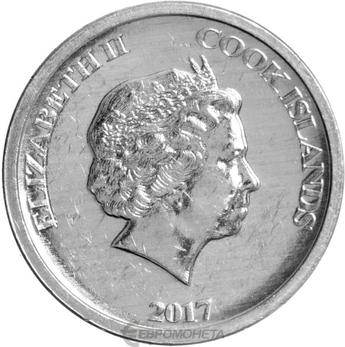 Острова Кука 1 цент 2017