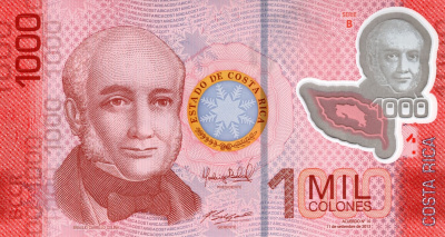Юбилейная монета Коста-Рика 1000 колон 2013 (полимер) фото в интернет-магазине евромонета.рф