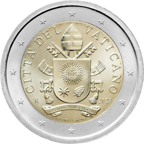 Ватикан 2 евро 2023 регулярная