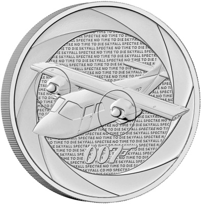 =parent.Name} Великобритания 5 фунтов 2024 Фильмы о Бонде 2010. Буклет ВU фото из магазина евромонета.рф 1