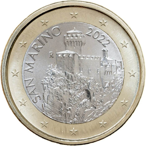 Сан Марино 1 евро 2022