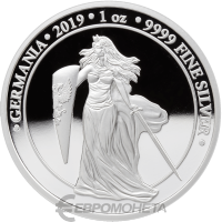 Germania Mint 2019 5 марок Германия proof  фото из магазина евромонета.рф