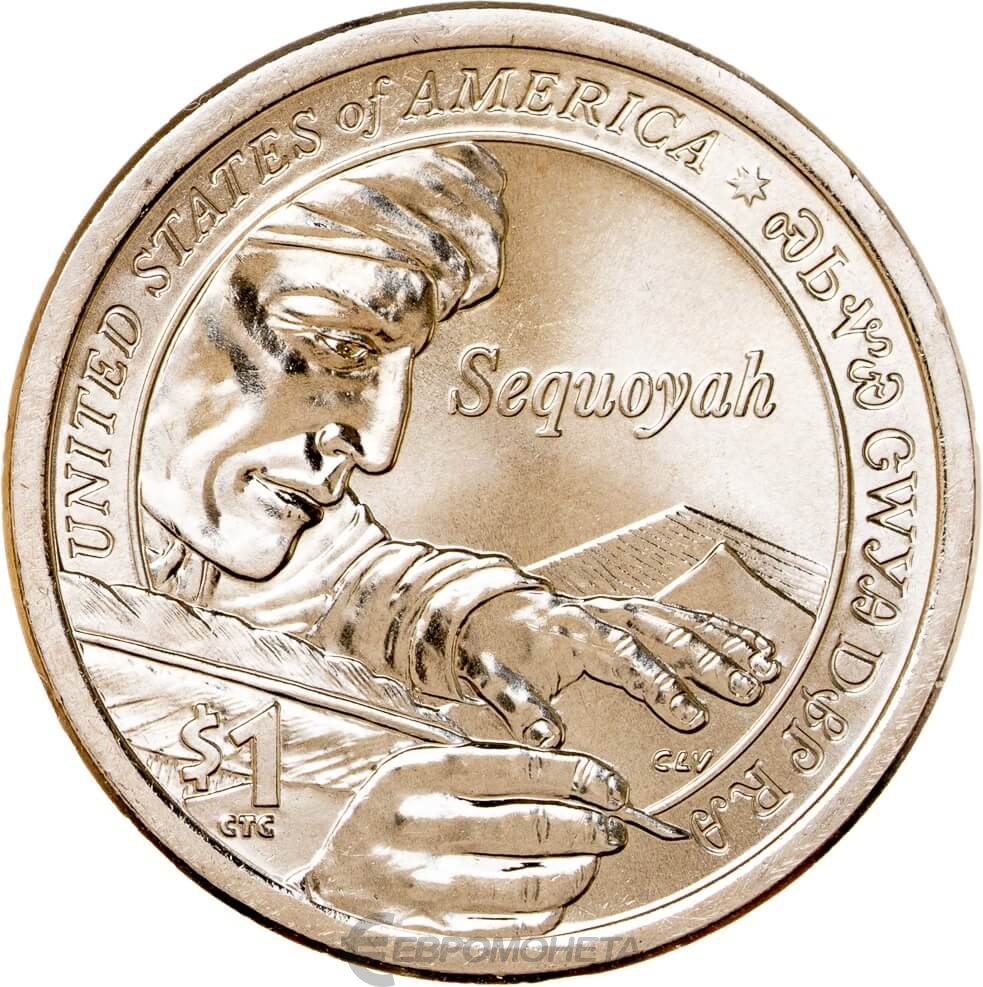 Монета 1 доллар США. 1 Доллар 2017. Сакагавея монеты 2024. 1 доллар сакагавея
