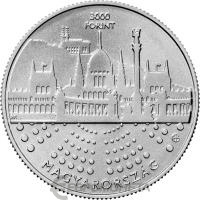 Венгрия 3000 форинтов 2024 Председательство Венгрии в Совете Европейского Союза   фото из магазина евромонета.рф