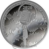 Коллекционная монета Греция 6 евро 2020 75 лет Национальному институту радиовещания фото из магазина евромонета.рф