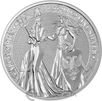 Germania Mint 2019 5 марок Аллегории: Германия и Британия  фото из магазина евромонета.рф