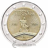 Памятные монеты 2 евро UNC Ирландия 2 евро 2016 Пасхальное восстание фото из магазина евромонета.рф