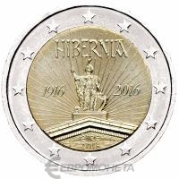 Памятные монеты 2 евро UNC Ирландия 2 евро 2016 Пасхальное восстание фото из магазина евромонета.рф