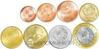 Беларусь набор 8 монет 1,2,5,10,20,50 копеек 1,2 рубля 2009  фото из магазина евромонета.рф