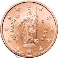 2 евроцента Сан Марино 2 евроцента ( цента ) 2006 фото из магазина евромонета.рф
