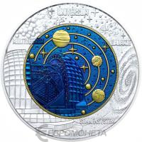Коллекционная монета Австрия 25 евро 2015 Космология фото из магазина евромонета.рф