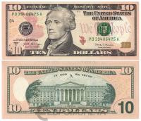 США 10 долларов 2007 Кливленд  фото из магазина евромонета.рф