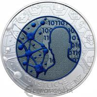 Коллекционная монета Австрия 25 евро 2019 Искусственный интеллект фото из магазина евромонета.рф