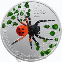 Коллекционная монета Сан Марино 10 евро 2026 Паук Эрезус