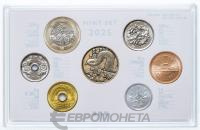 Монеты Японии Япония набор монет 1/5/10/50/100/500 йен 2025 фото из магазина евромонета.рф