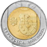 Молдавия 10 лей 2025  фото из магазина евромонета.рф