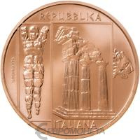 Коллекционная монета Италия 5 евро 2025 Культурные столицы Италии: Агридженто фото из магазина евромонета.рф