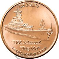 США 1 унция меди ВМС США  фото из магазина евромонета.рф