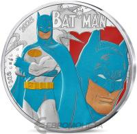 Коллекционная монета Франция 50 евро 2025 DC Comics - Бэтмен фото из магазина евромонета.рф