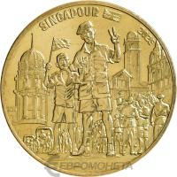 Коллекционная монета Франция 1/4 евро 2025 80-летие V-E Day. Английский солдат. фото из магазина евромонета.рф