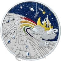 Коллекционная монета Литва 5 евро 2025 Колыбельная фото из магазина евромонета.рф