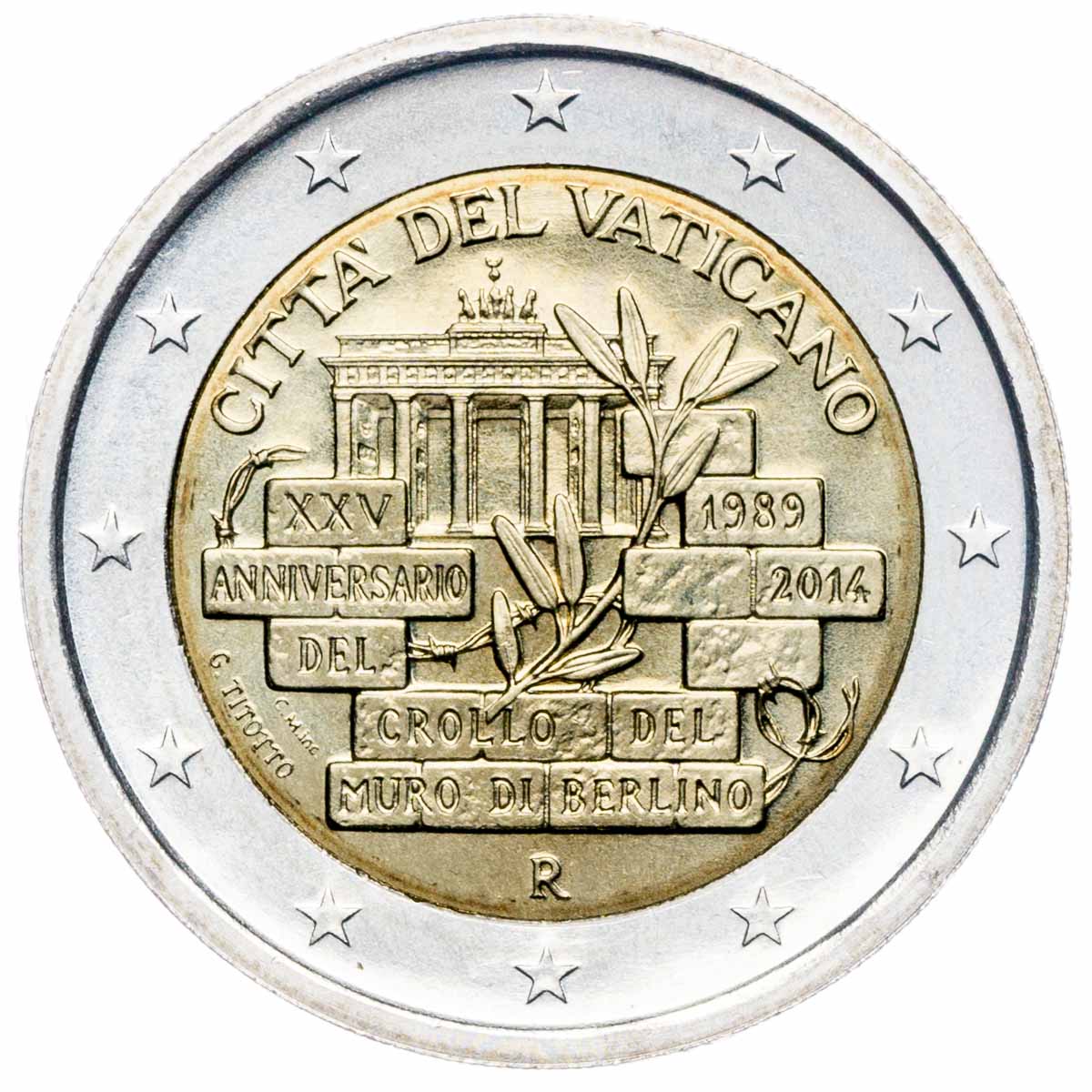 Памятные монеты евро. Монета Цитадель Ватикана. Монета 2 евро 2014 Австрия. Монета 2 евро крушение Берлинской стены Франция. Монеты евро Франции.