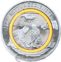Коллекционная монета Германия 10 евро 2026 На службе общества - службы скорой медицинской помощи ( J ) фото из магазина евромонета.рф