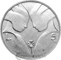 Сан Марино 5 лира 1990  фото из магазина евромонета.рф