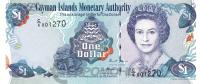 Банкноты Каймановых островов Каймановы Острова 1 доллар 2006 фото из магазина евромонета.рф