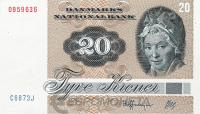 Дания 20 крон 1987  фото из магазина евромонета.рф