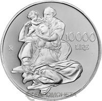 Сан Марино 10000 лир 2000 лет со дня рождения Иисуса Христа. Пруф ( Proof )  фото из магазина евромонета.рф