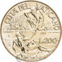 Ватикан 200 лир 1998  фото из магазина евромонета.рф