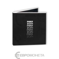 Альбом-планшеты Альбом для 15 монет Франция 1/4 евро Летние Олимпийские игры 2024 в Париже фото из магазина евромонета.рф