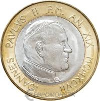 Ватикан 1000 лир 1997   фото из магазина евромонета.рф