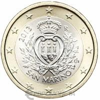 1 евро Сан Марино 1 евро 2013 фото из магазина евромонета.рф