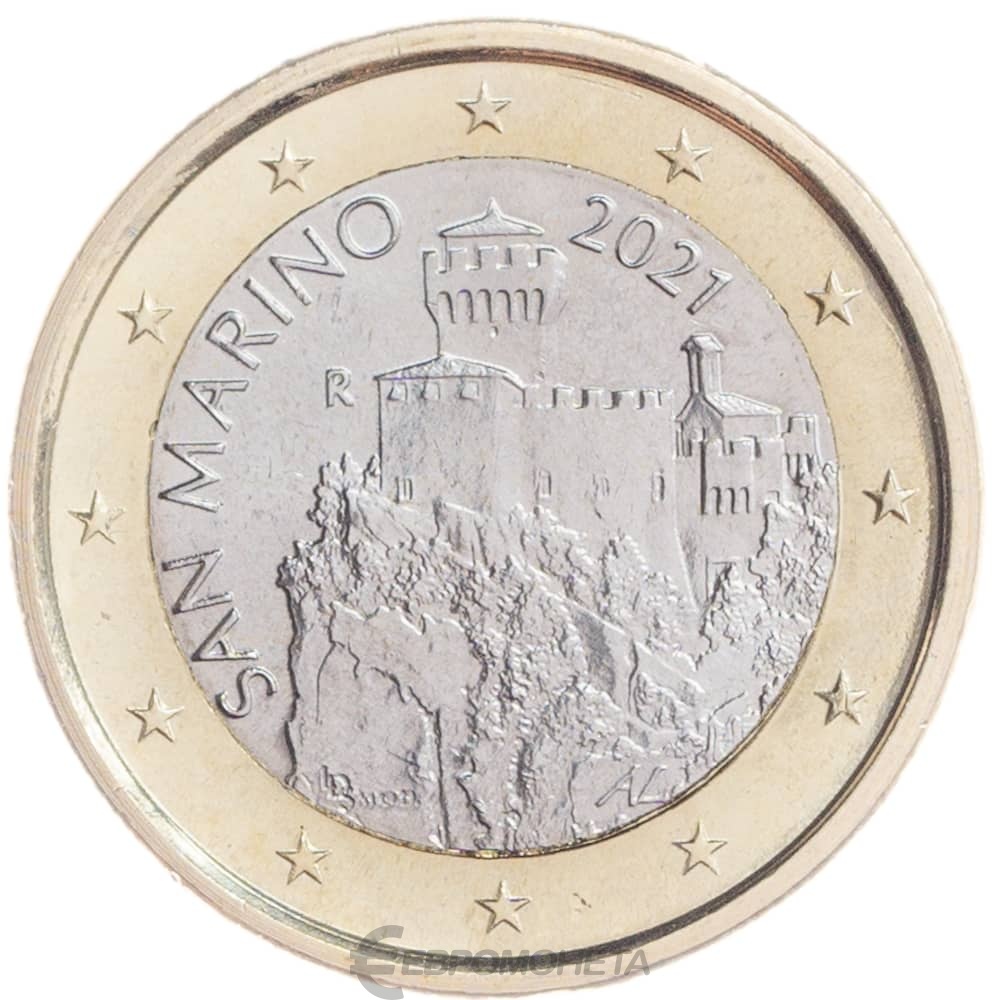 Евро сан марино. Монеты евро Сан-Марино. 1 Евро Сан Марино. Сан Марино монеты 2 евроцента. 2 Евро 2021 реверс.