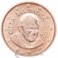 2 евроцента Ватикан 2 евроцента ( цента ) 2007 фото из магазина евромонета.рф
