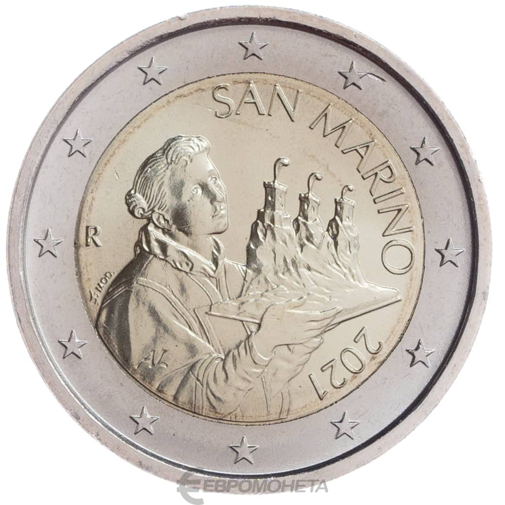 Памятные 2 евро 2024. 2 Евро Сан Марино 2021. 2 Евро Караваджо 2021 Сан Марино. Монета 2 евро 2021 Сан Марино. 2 Евро Сан Марино 2022.