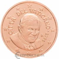 2 евроцента Ватикан 2 евроцента ( цента ) 2006 фото из магазина евромонета.рф