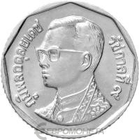 Монеты Таиланда 5 батов Таиланд 5 батов 1988-2008 фото из магазина евромонета.рф