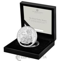 =parent.Name} Великобритания 2 фунтa 2022 Королевские звери Тюдоров №1 Пантера. Пруф серебро фото из магазина евромонета.рф