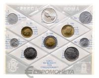 Италия набор монет 1984 1-2-5-10-20-50-100-200-500 лир  фото из магазина евромонета.рф