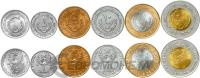 Мавритания набор монет 1/5 1/5/10/20/50 угия 1973-2004 XF-UNC  фото из магазина евромонета.рф