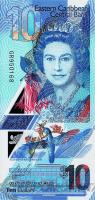 Банкноты Восточных Карибских островов Восточные Карибы 10 долларов 2019 (полимер) фото из магазина евромонета.рф