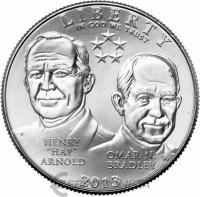 США 50 центов 2013 Генри Арнолд и Омар Брэдли  фото из магазина евромонета.рф