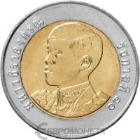 Монеты Таиланда 10 батов Таиланд 10 батов 2018 фото из магазина евромонета.рф