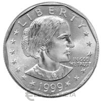 США 1 доллар 1999 Сьюзен Энтони. P  фото из магазина евромонета.рф