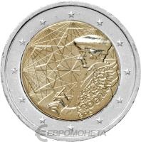 Памятные монеты 2 евро UNC Ирландия 2 евро 2022 35 лет программе Erasmus фото из магазина евромонета.рф