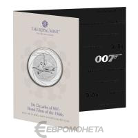 =parent.Name} Великобритания 5 фунтов 2023 Фильмы о Бонде 1960-х годов - Живёшь только дважды. Буклет ВU фото из магазина евромонета.рф