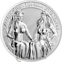 Germania Mint 2021 5 марок Аллегории: Германия и Австрия  фото из магазина евромонета.рф